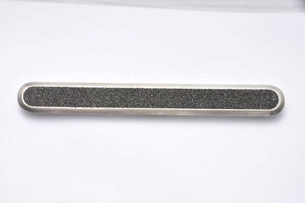 Carborundum Insert Stainless Steel Tactile Bar